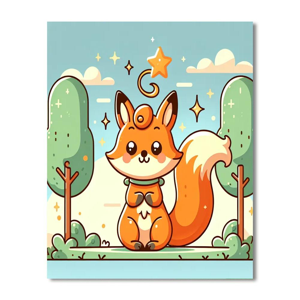 Magical Fox Paint By Number