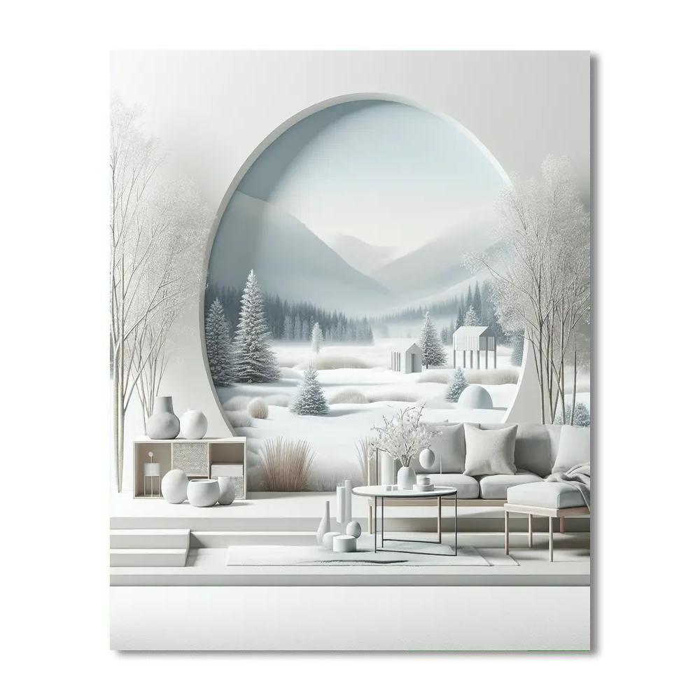 Chic Nordic Haven Numbered Painting Kits