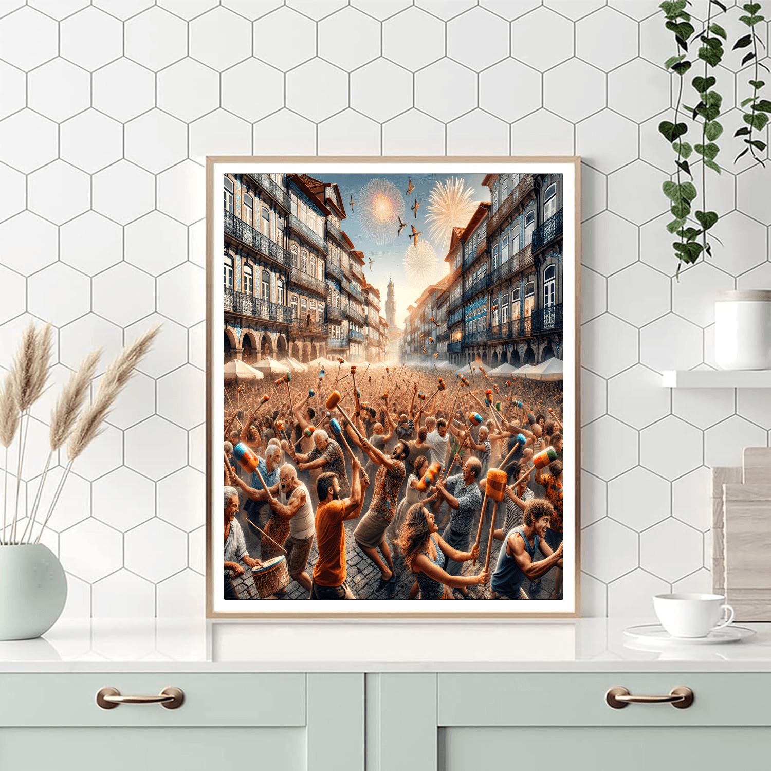 Festa De Sao Joao - Portugal Painting By Numbers Kit