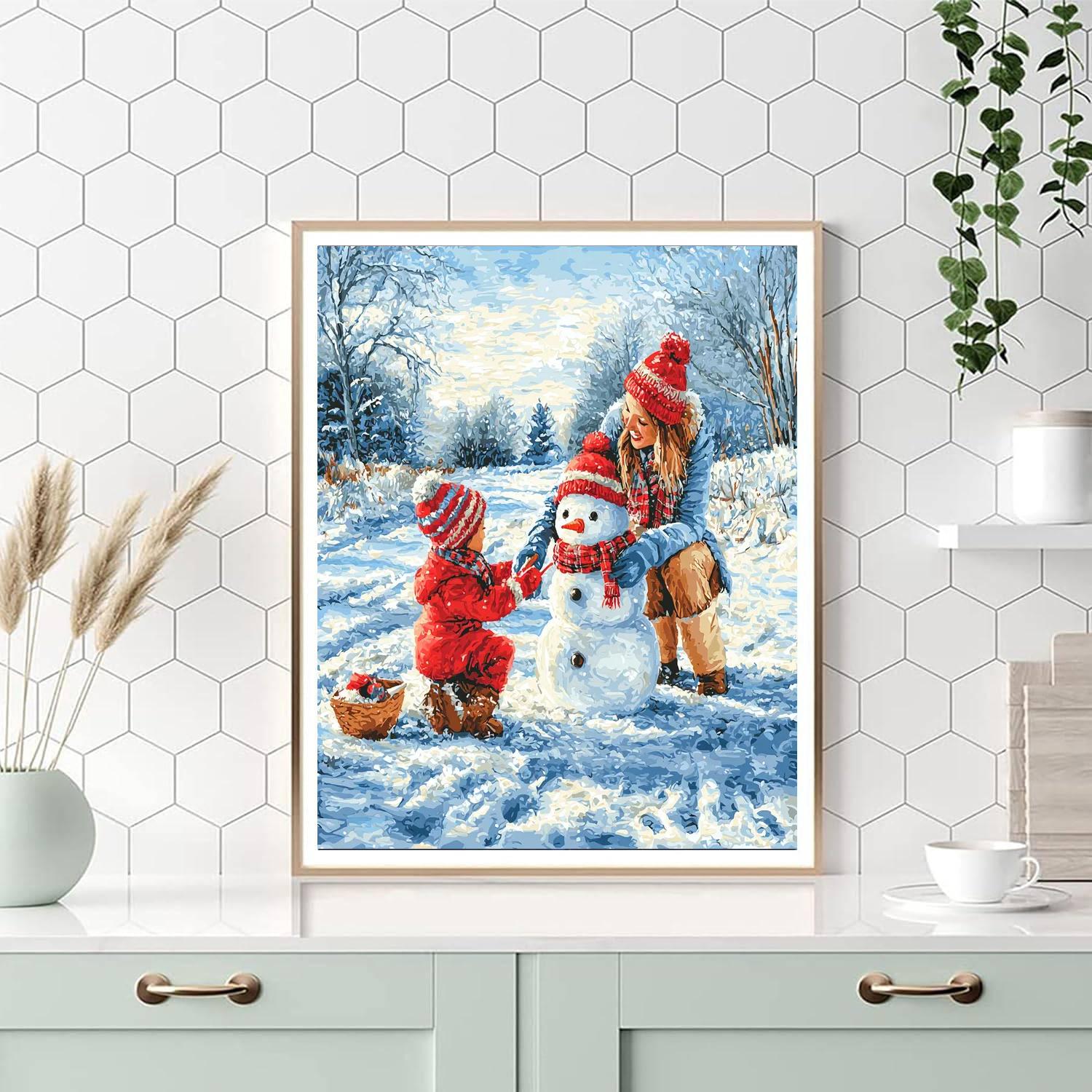 Winter Cheer Paint By Numbers