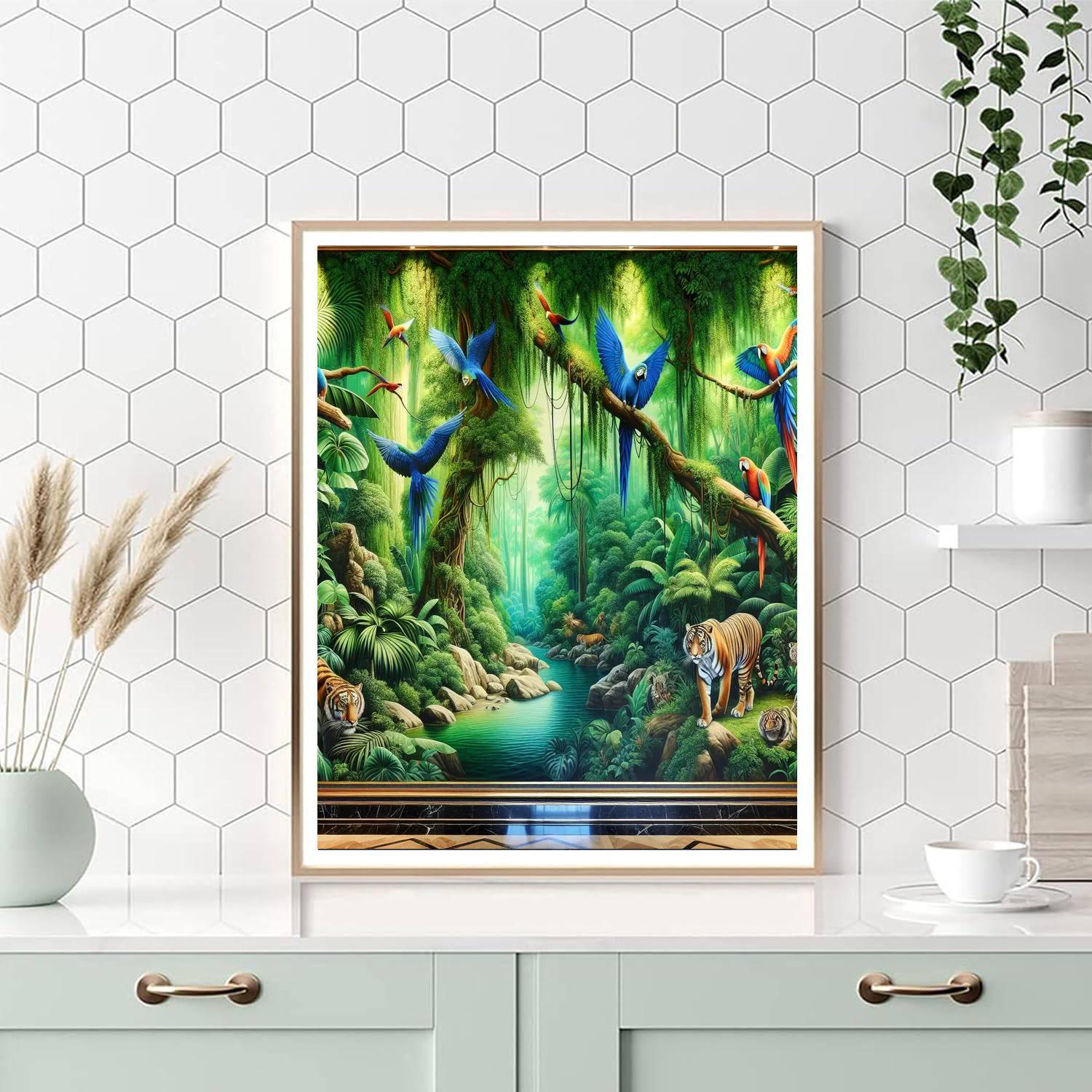 Tropical Jungle Expedition Paint By Number