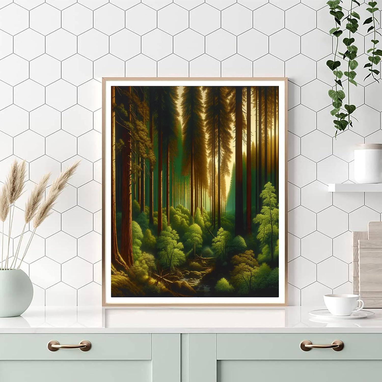 Majestic Forest Majesty Paint By Numbers
