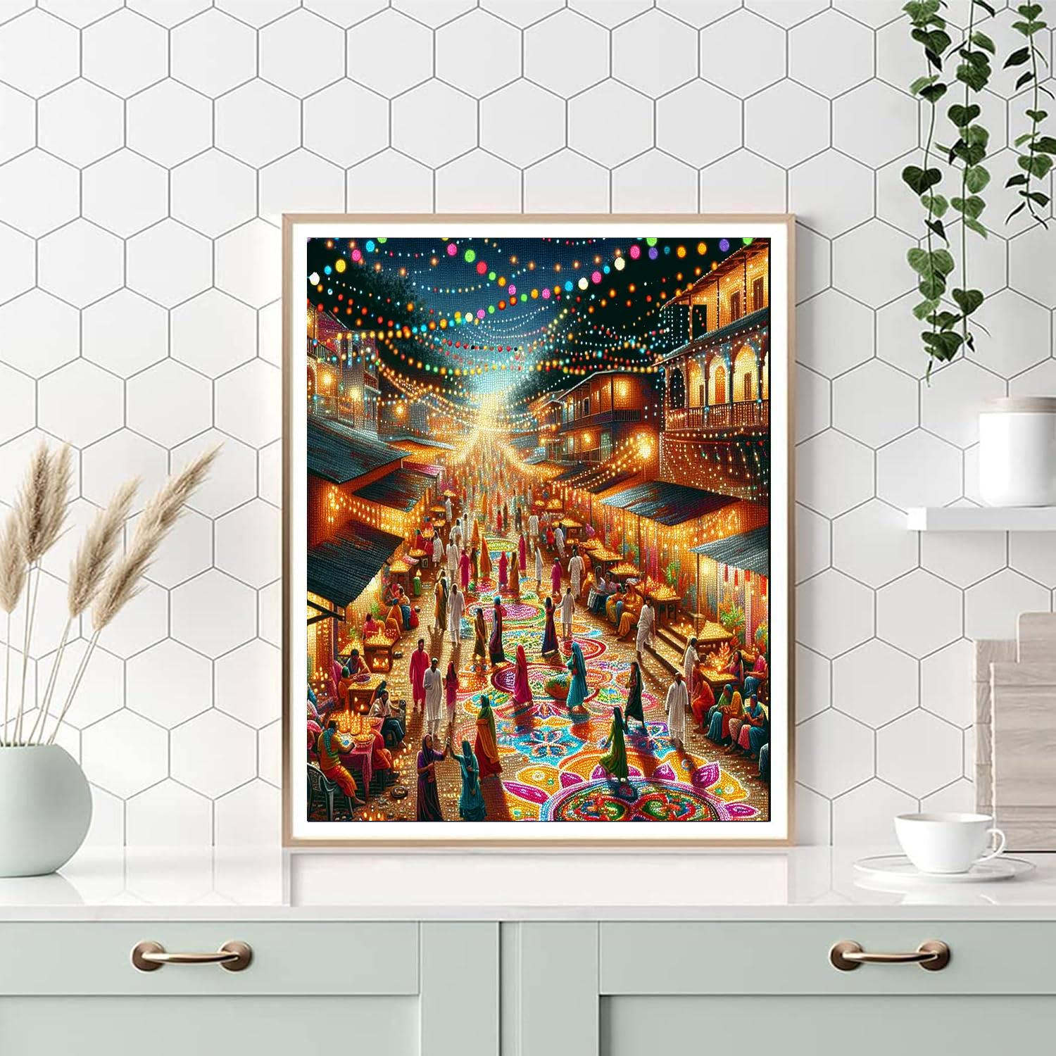 Diwali Festival - Trinidad And Tobago Paint By Numbers Kits