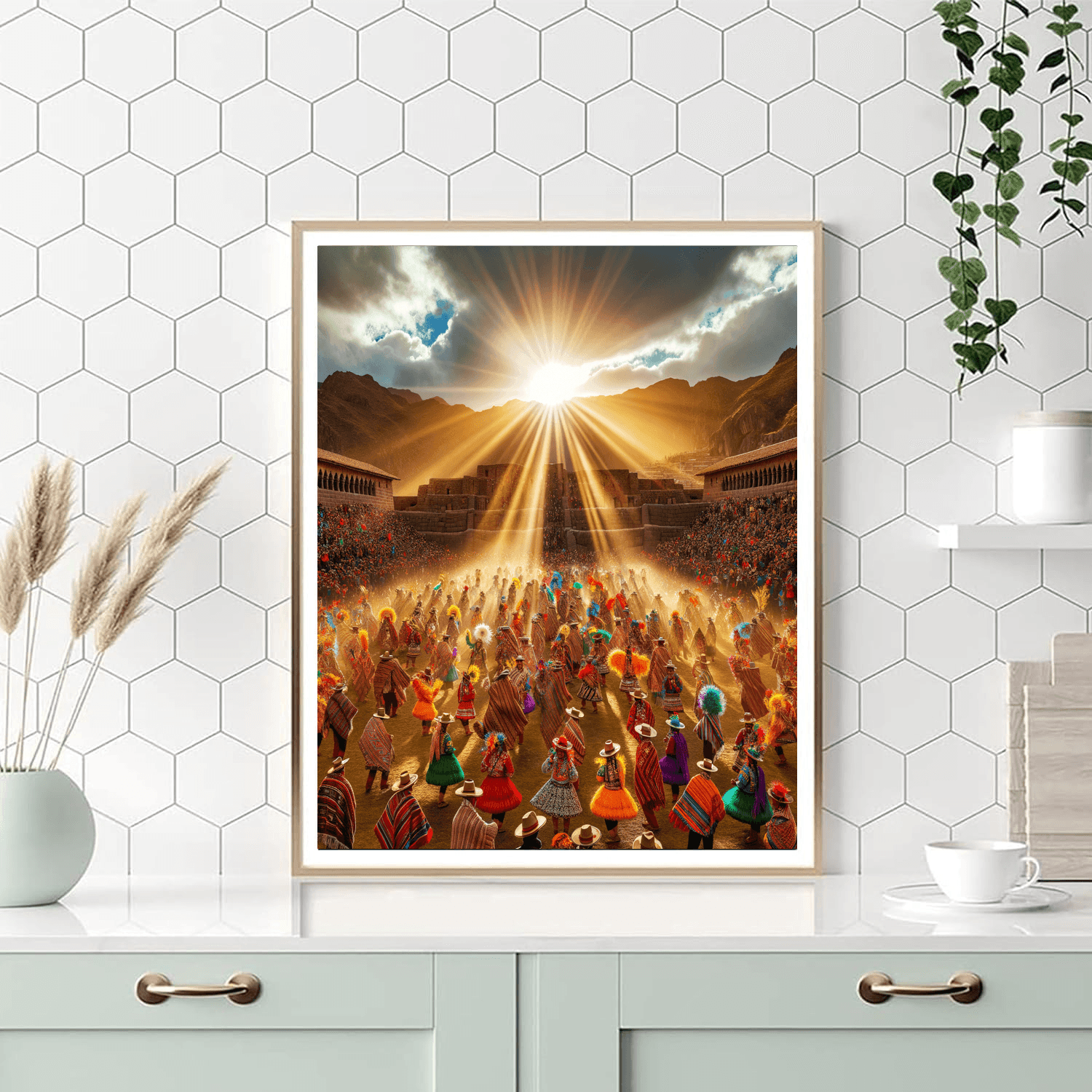 Inti Raymi - Cusco, Peru Painting Number Kit