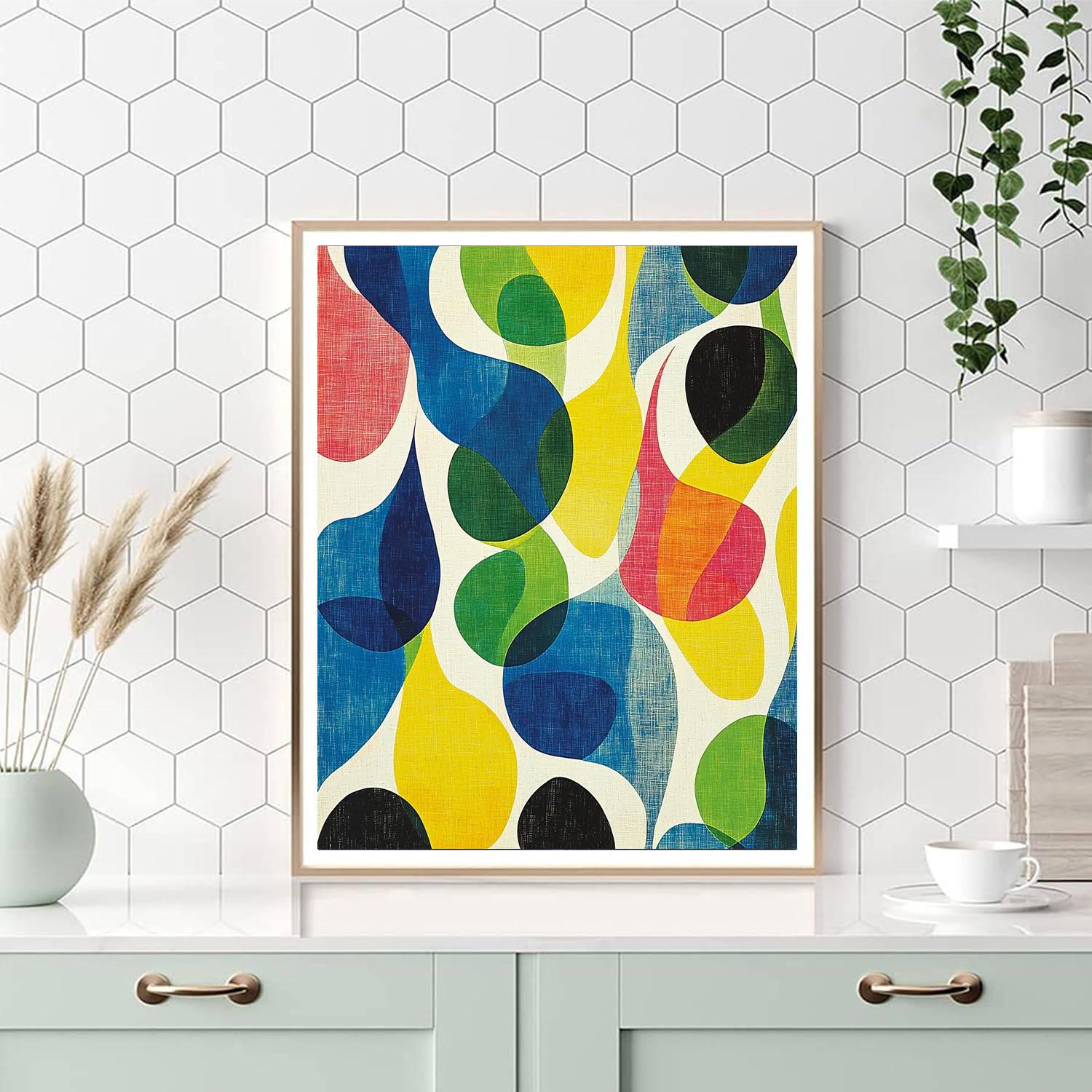 Joan Miró Inspired Fluid Landscapes  Paint By Color