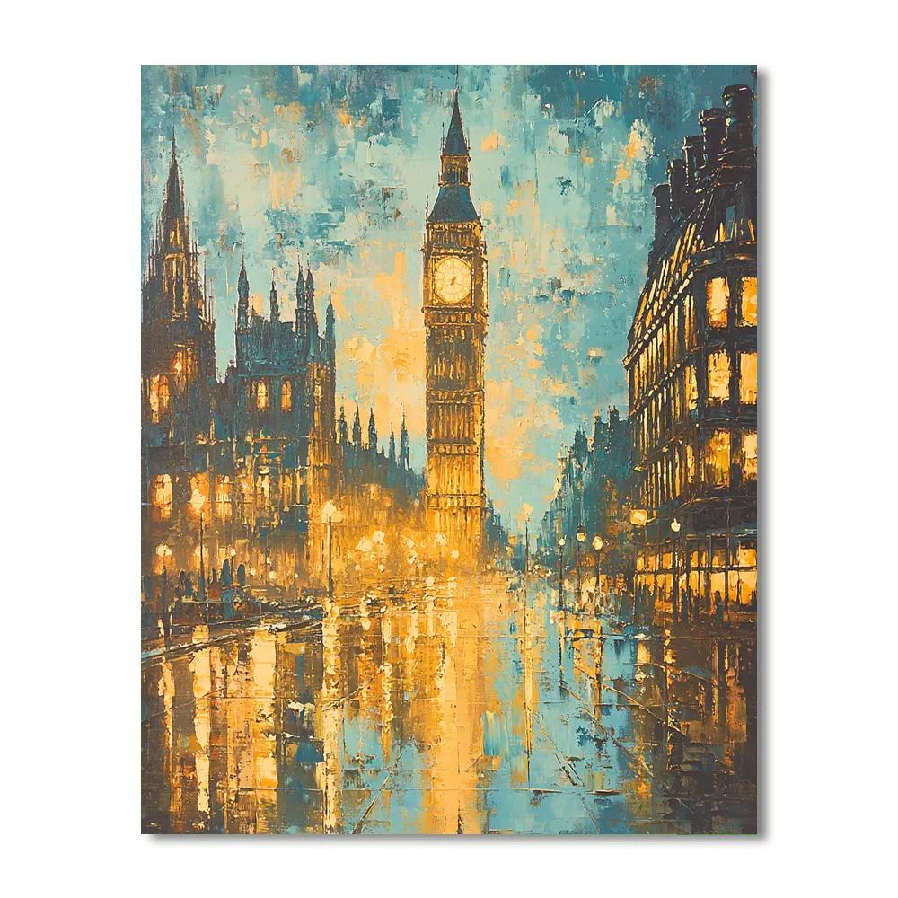 J.M.W. Turner Inspired The Romantic City At Twilight  Paint By Numbers