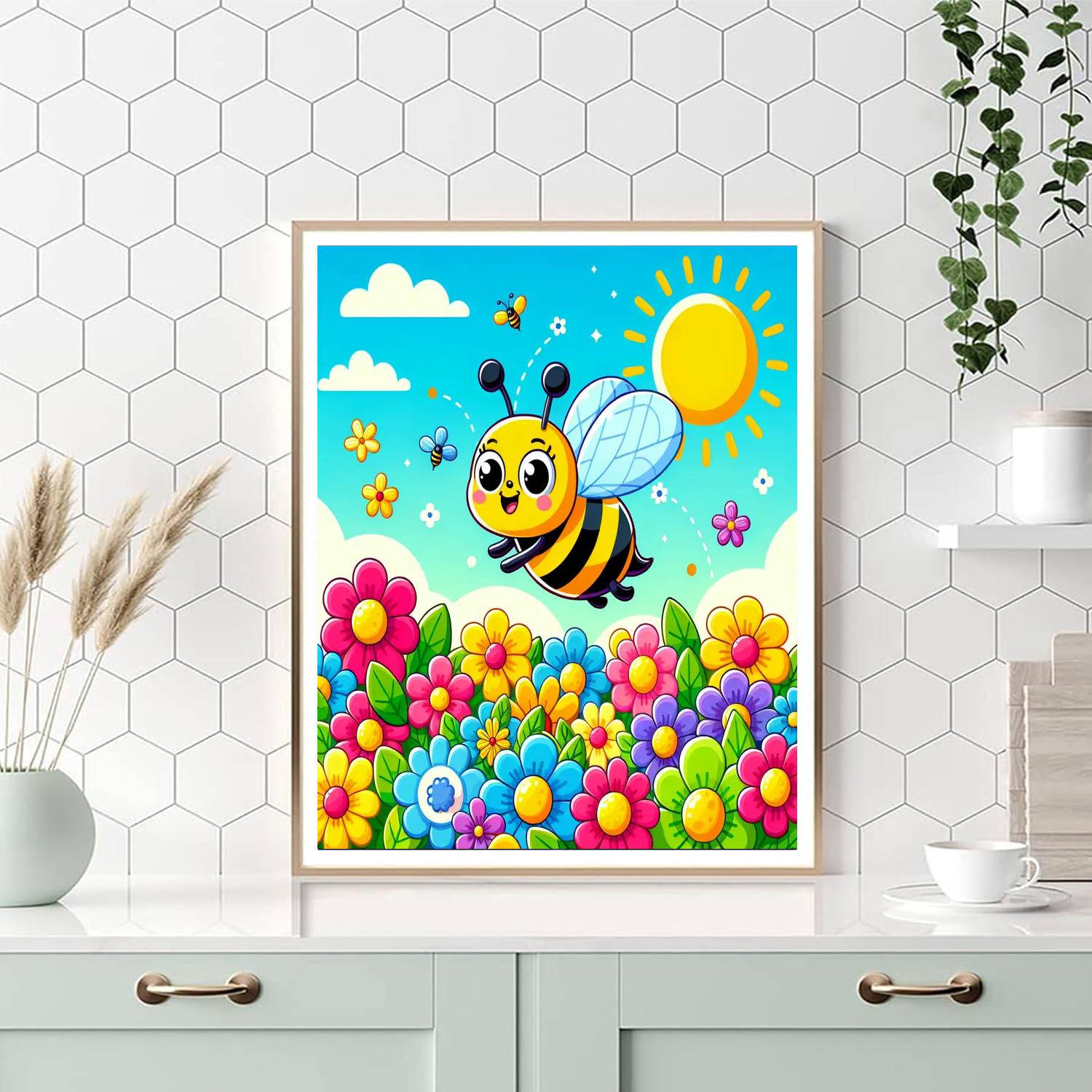 Dancing Bee Paint By Color