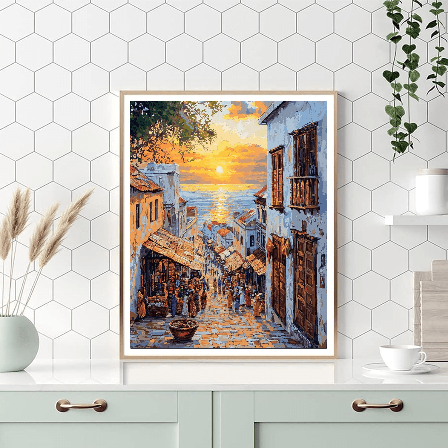 Stone Town Numbered Painting Kits