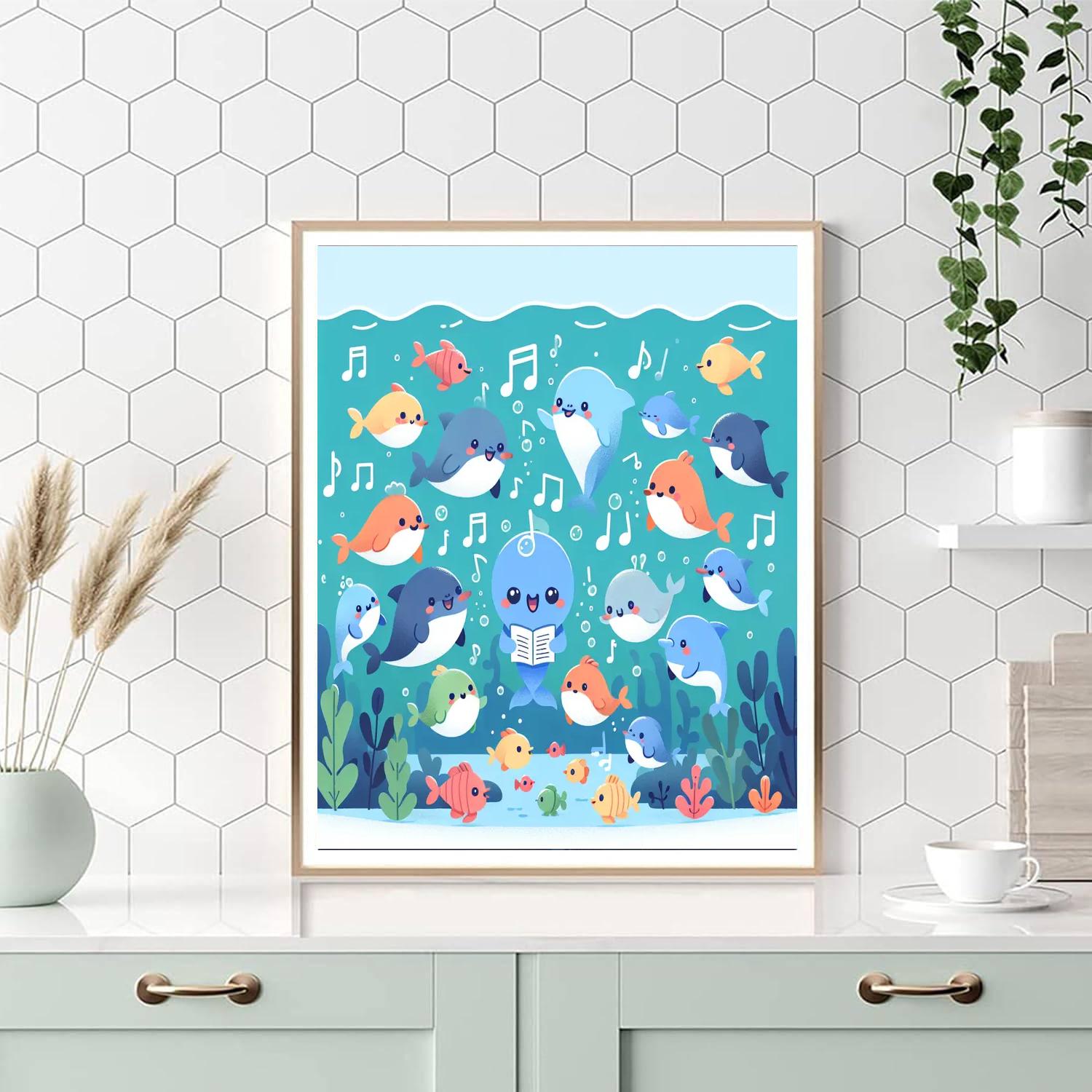 Ocean Harmony Symphony Painting By Numbers Kit