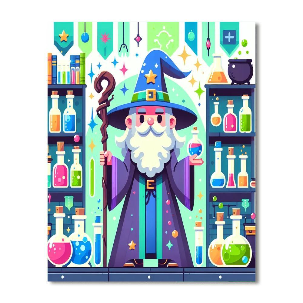 Magic Potion Alchemy Paint By Numbers Art