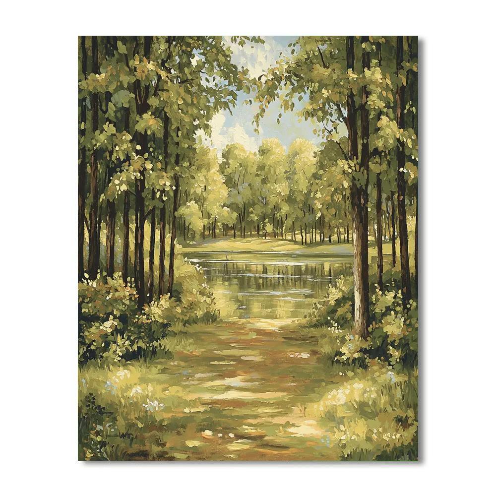 John Constable Inspired Serenity Of The Woods  Numbered Painting Kits