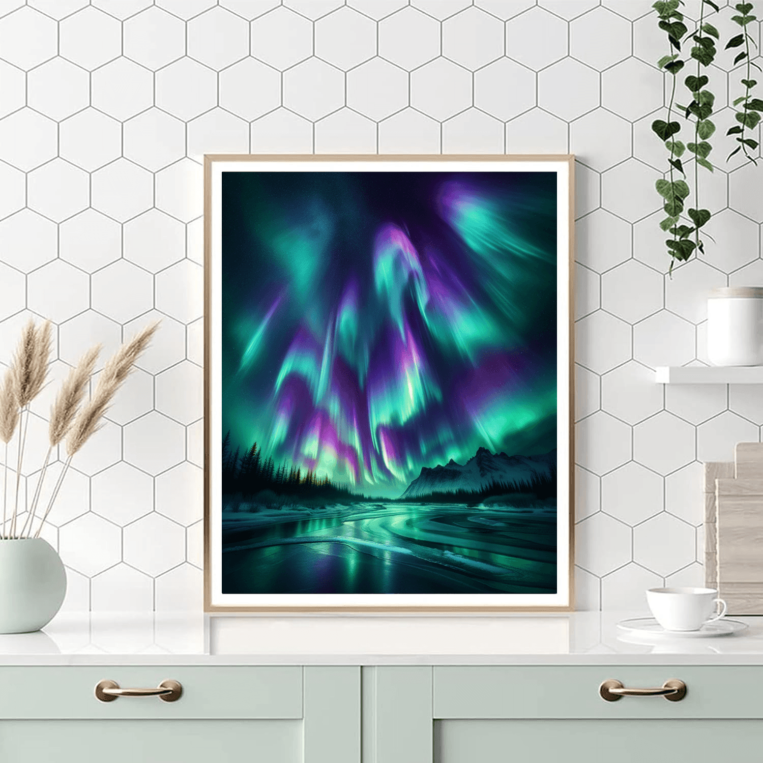 Aurora Skies Magic Paint By Number