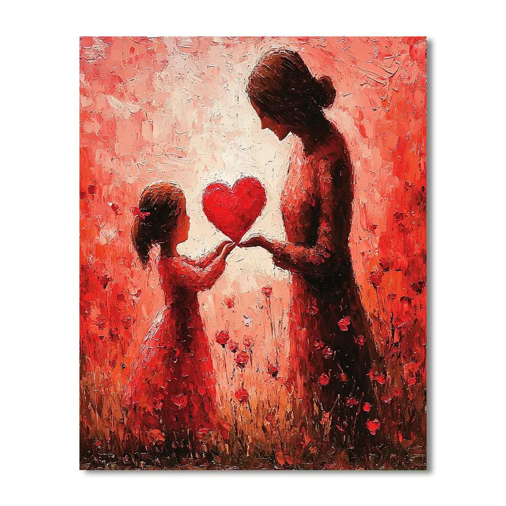 Little Hands, Big Heart Painting By Numbers Kit