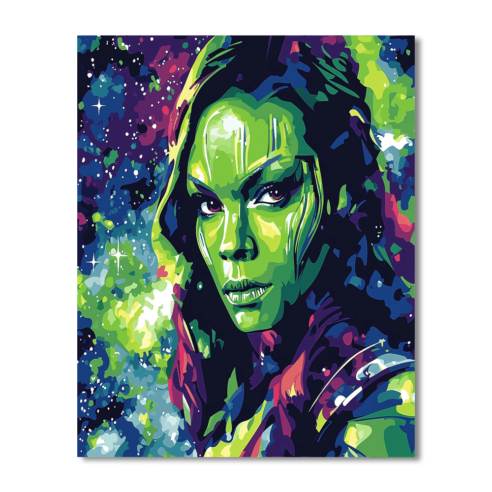 Zoe Saldana: Guardian Of Galactic Adventures Paint By Color