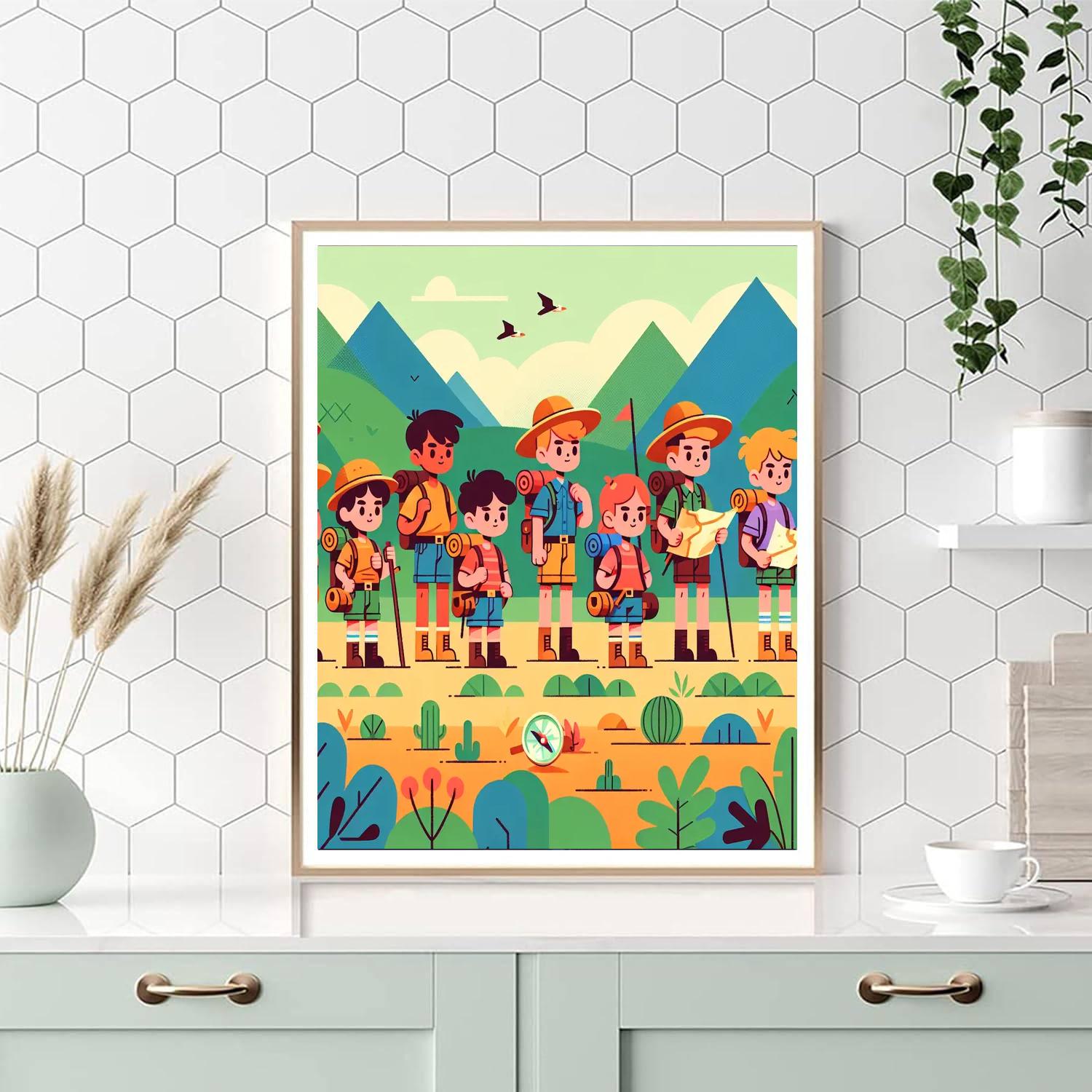 Explorers' Club DIY Paint By Numbers