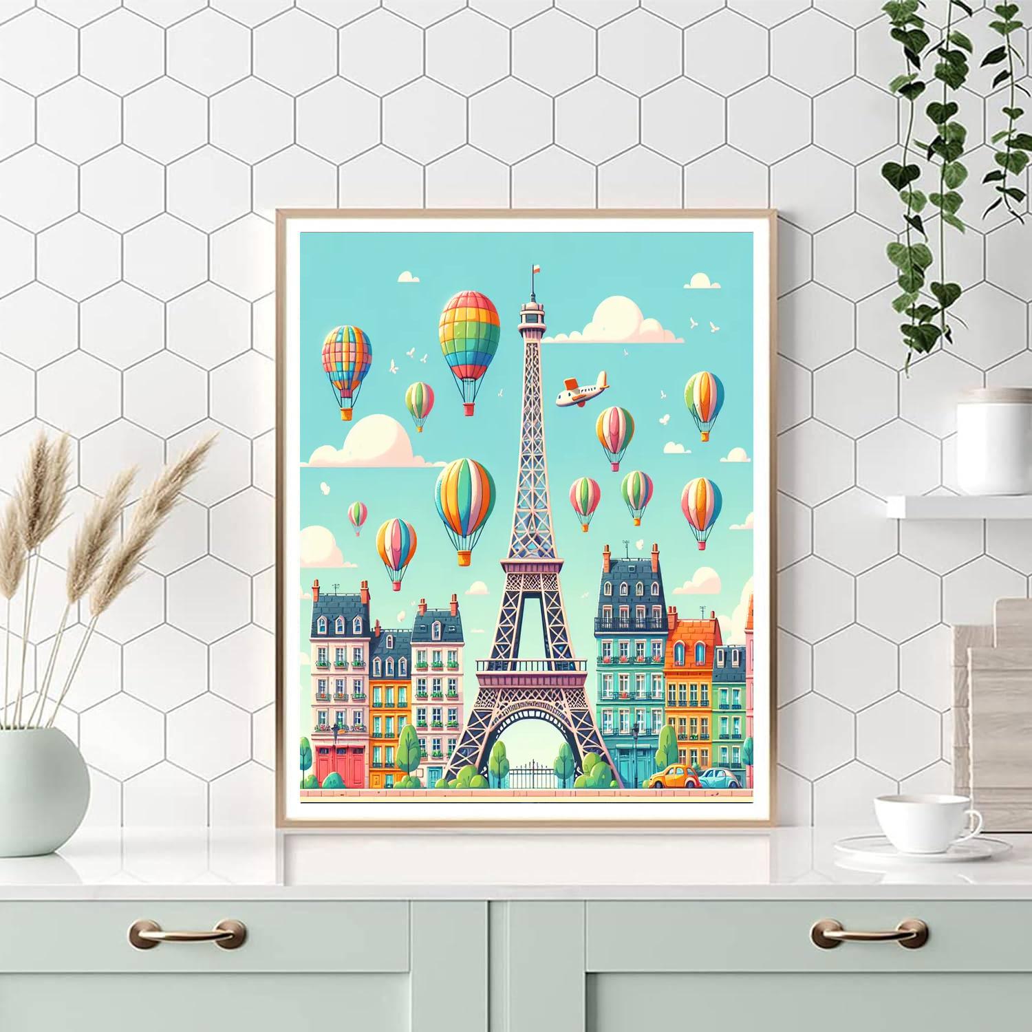 Petite Parisian Adventure Paint By Numbers Kits