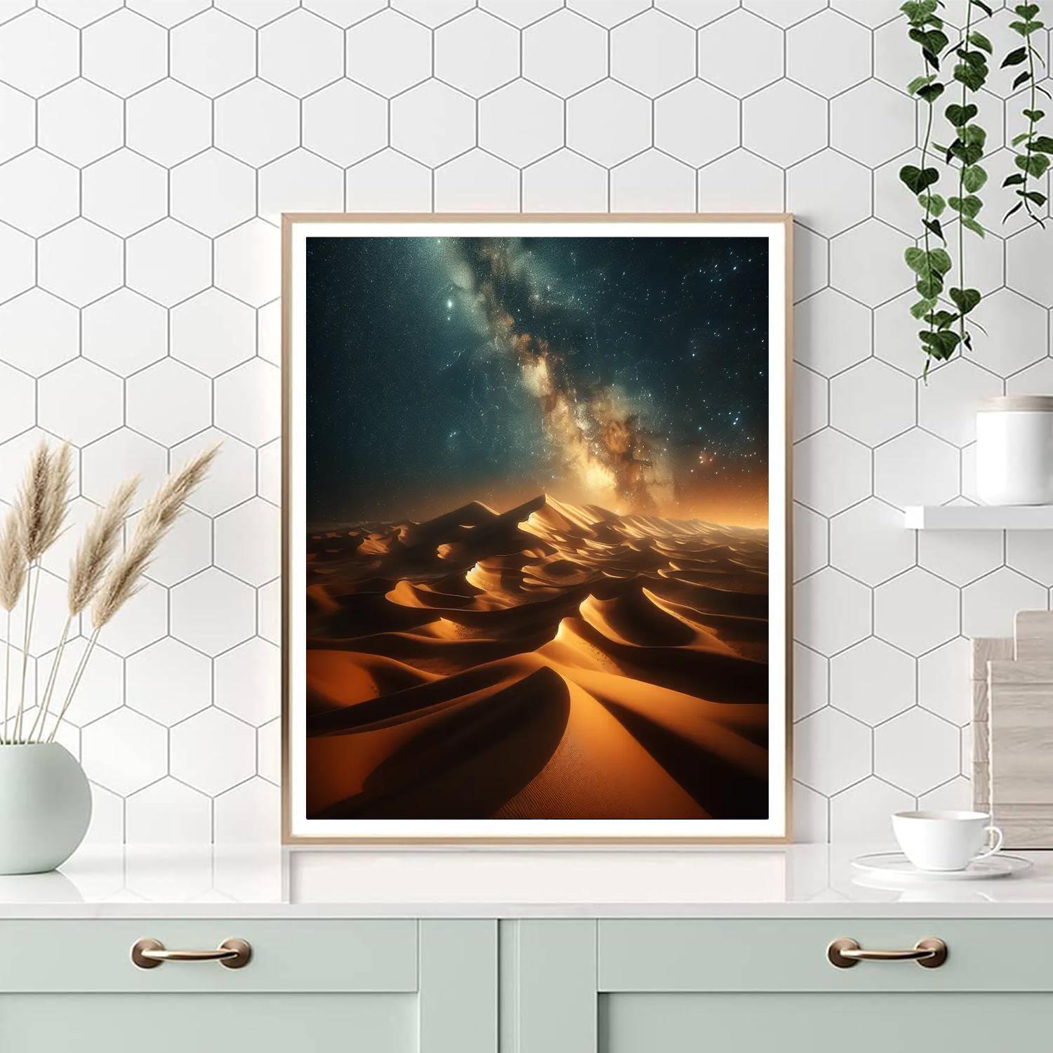 Starlit Desert Dreamscape Paint By Color