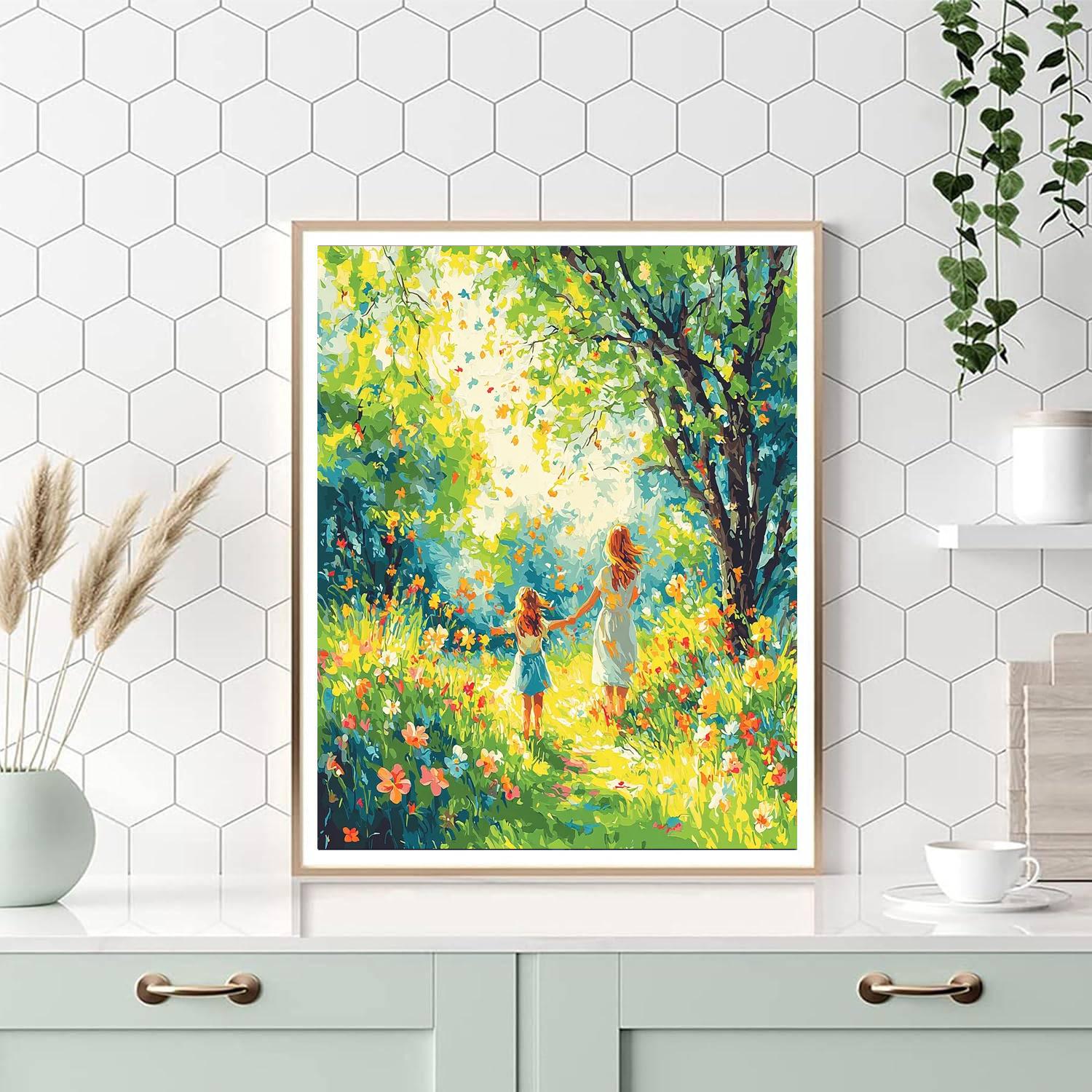 Spring Blossoms Of Love Painting By Numbers Kit