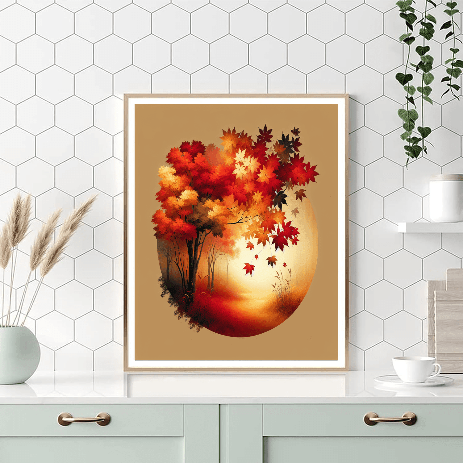 Cascading Autumn Leaves Paint By Numbers Kits