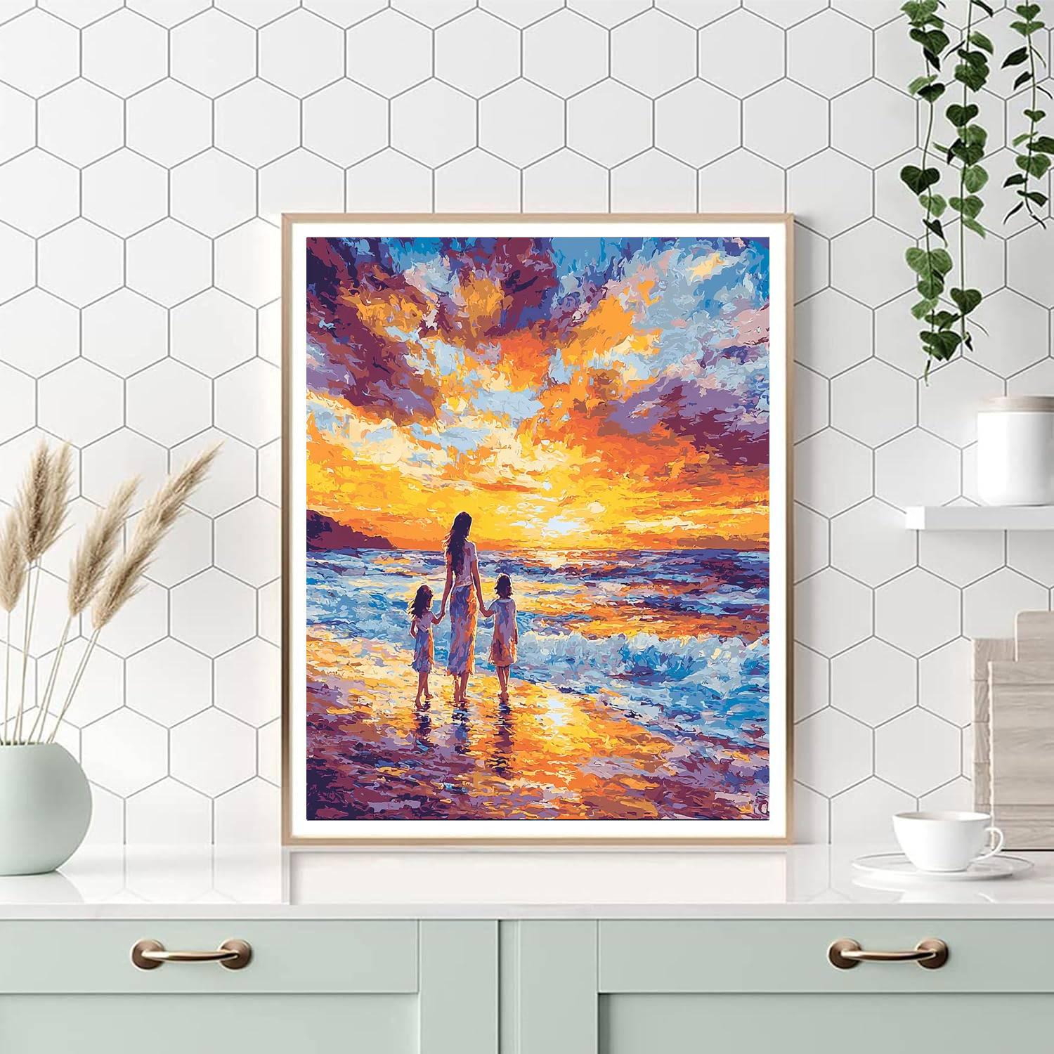 Sunset Adventures Painting Number Kit