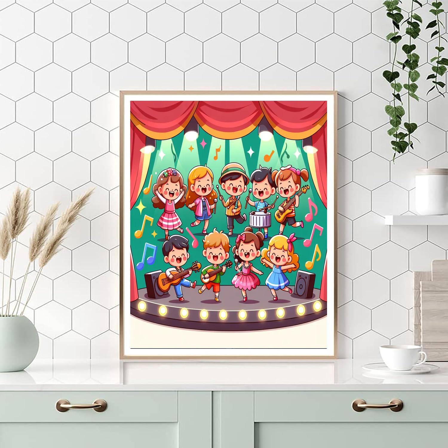 Little Superstars Numbered Painting Kits