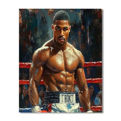 Michael B. Jordan: Burning Bright As Creed's Flame Numbered Painting Kits