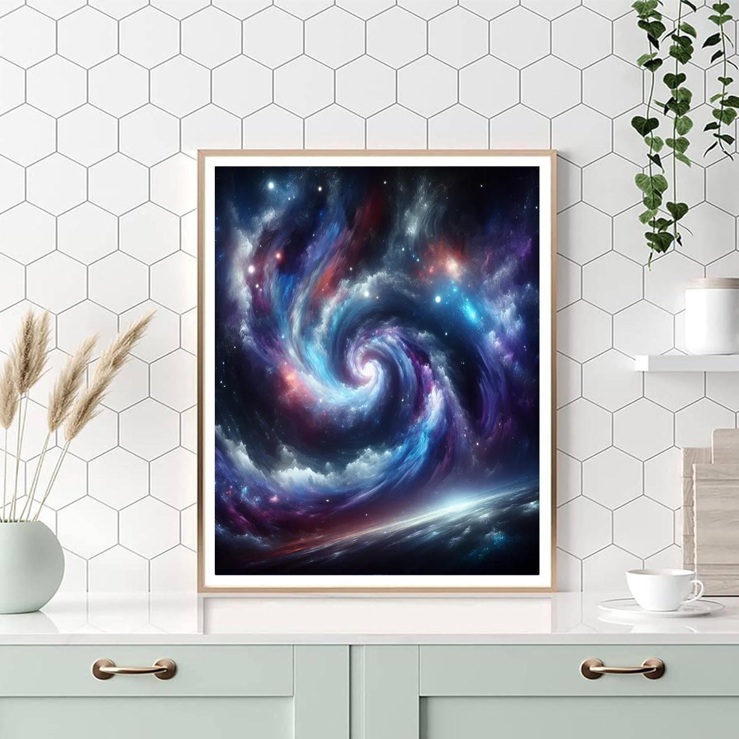 Cosmic Galaxy Odyssey Paint By Color