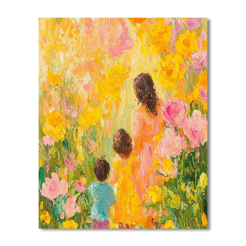 Spring's Loving Gaze DIY Paint By Numbers