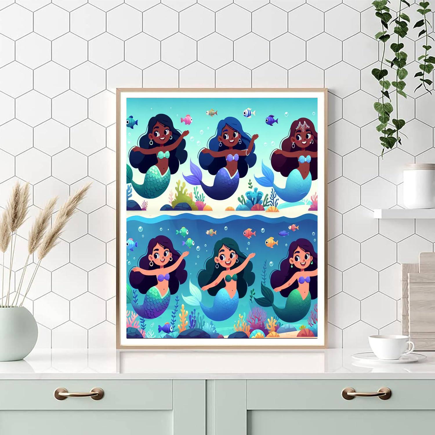 Underwater Fairy Tales Painting Number Kit