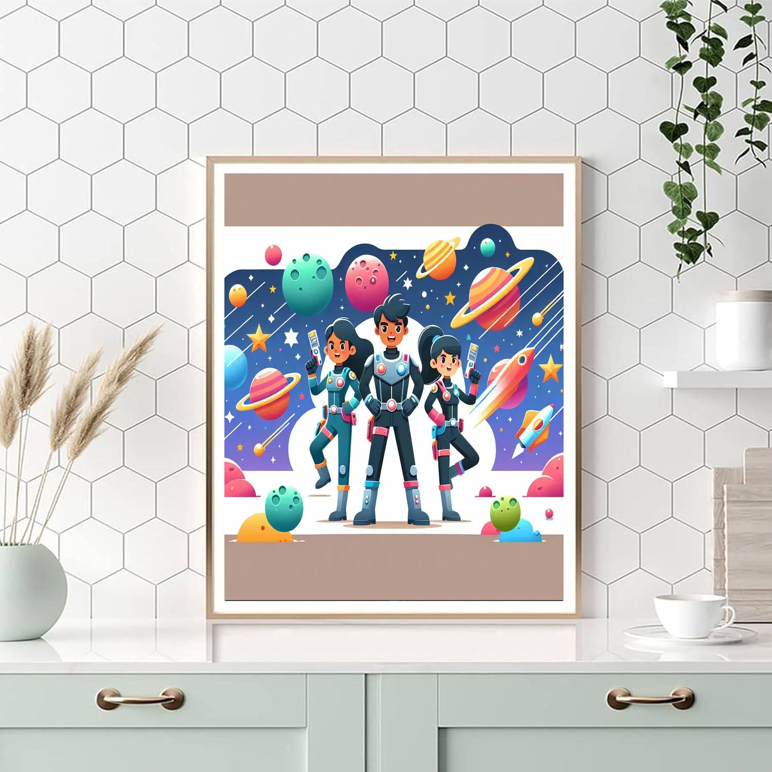 Space Ranger Challenge Paint By Numbers