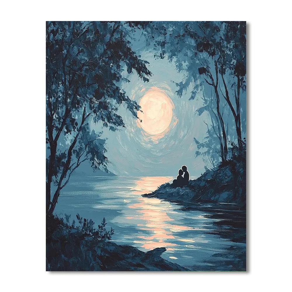 Lullaby Under The Moon Painting Number Kit