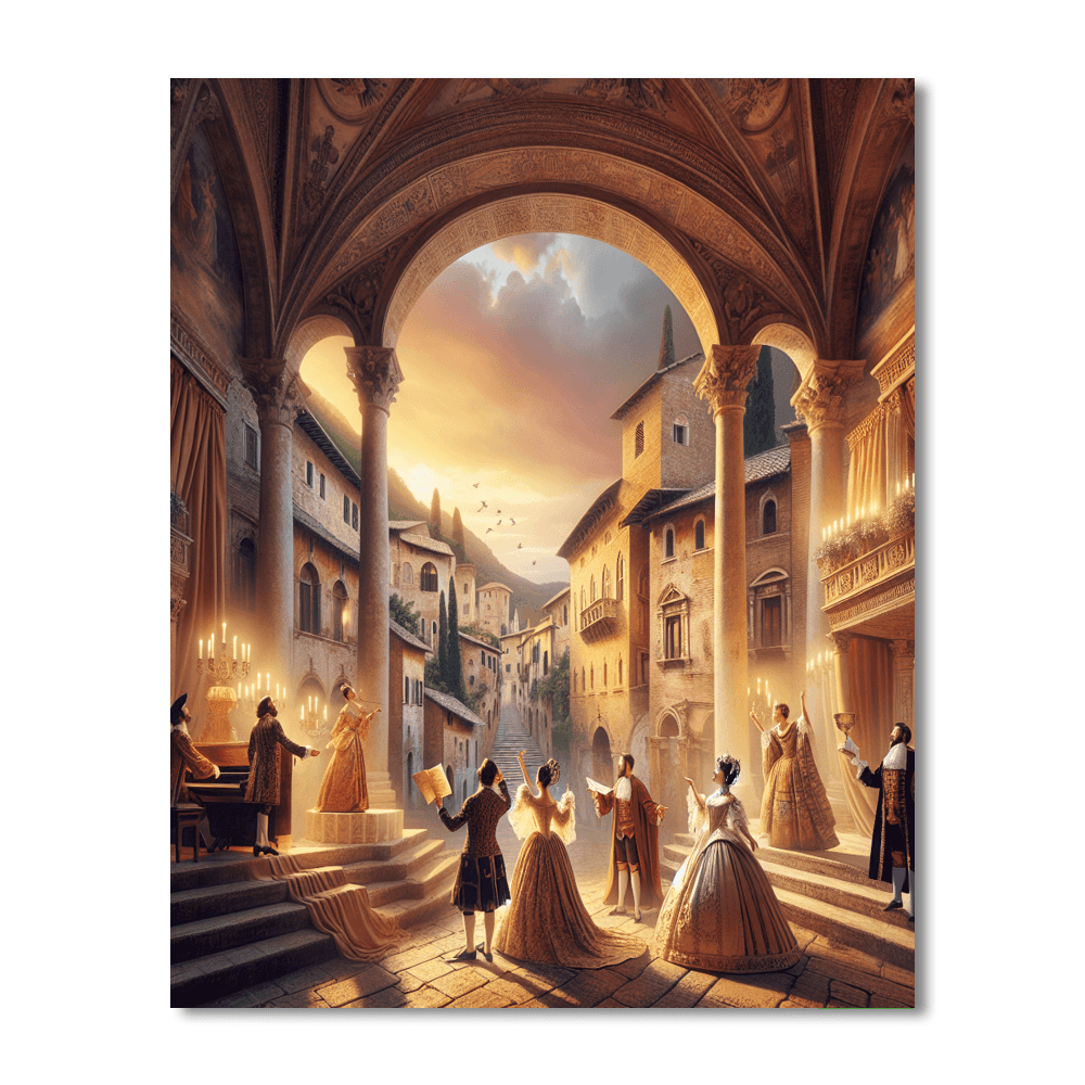 Spoleto Festival Dei Due Mondi - Italy Number Painting