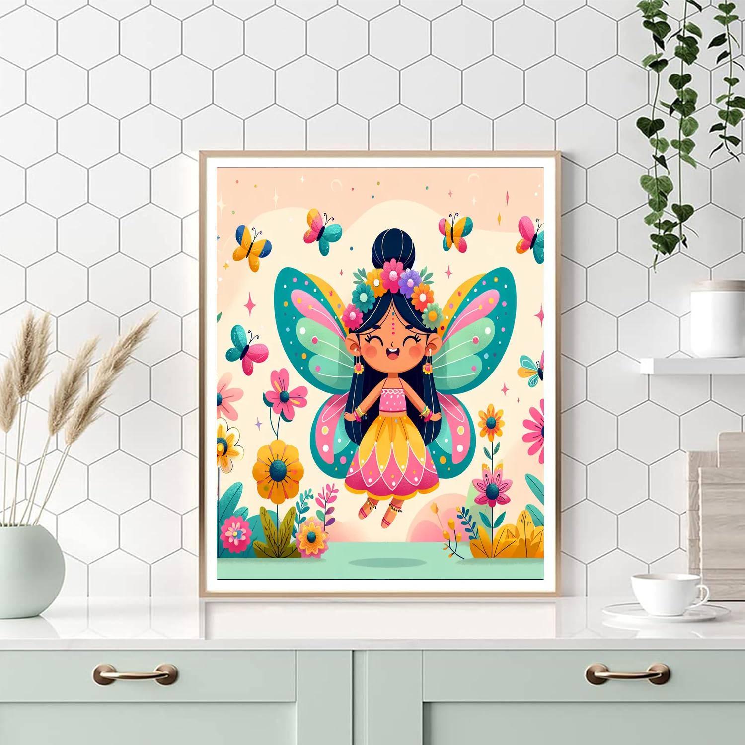 Flower Fairy's Delight Paint By Numbers Kits