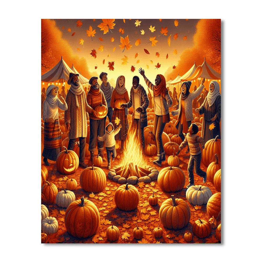 Autumn Festival Celebration Paint By Numbers