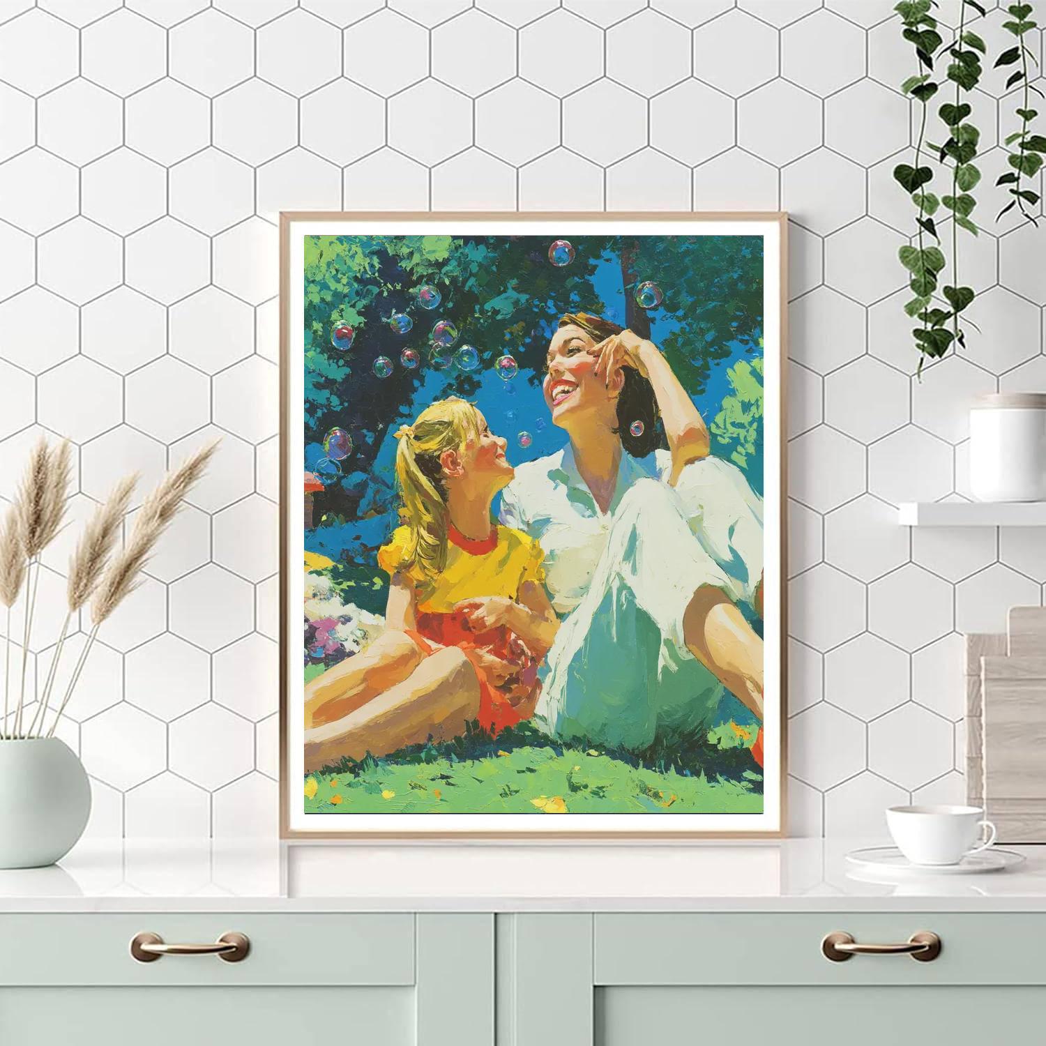 Bond Of Laughter Number Painting