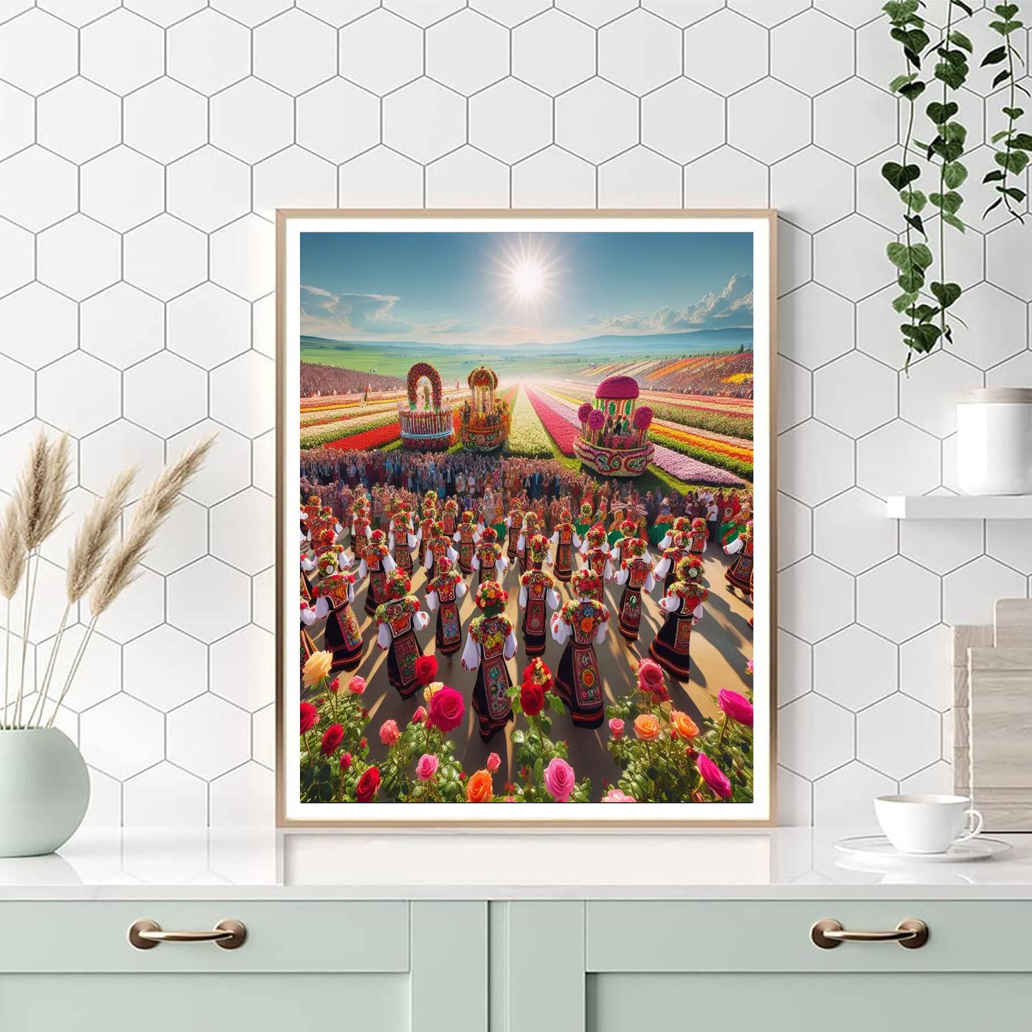 Festival Of Roses - Kazanlak, Bulgaria Paint By Numbers Kits