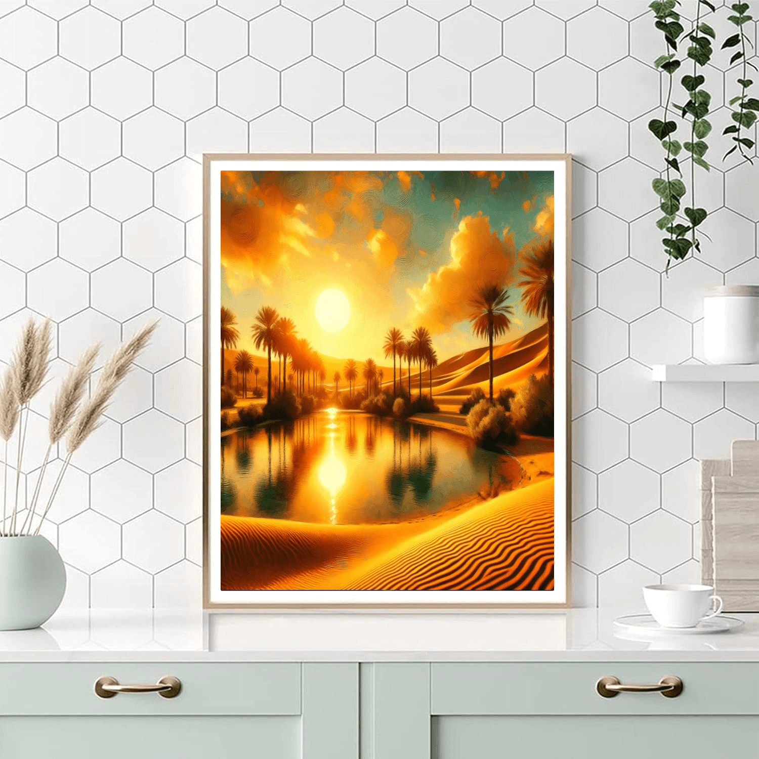 Desert Oasis Beauty Paint By Number
