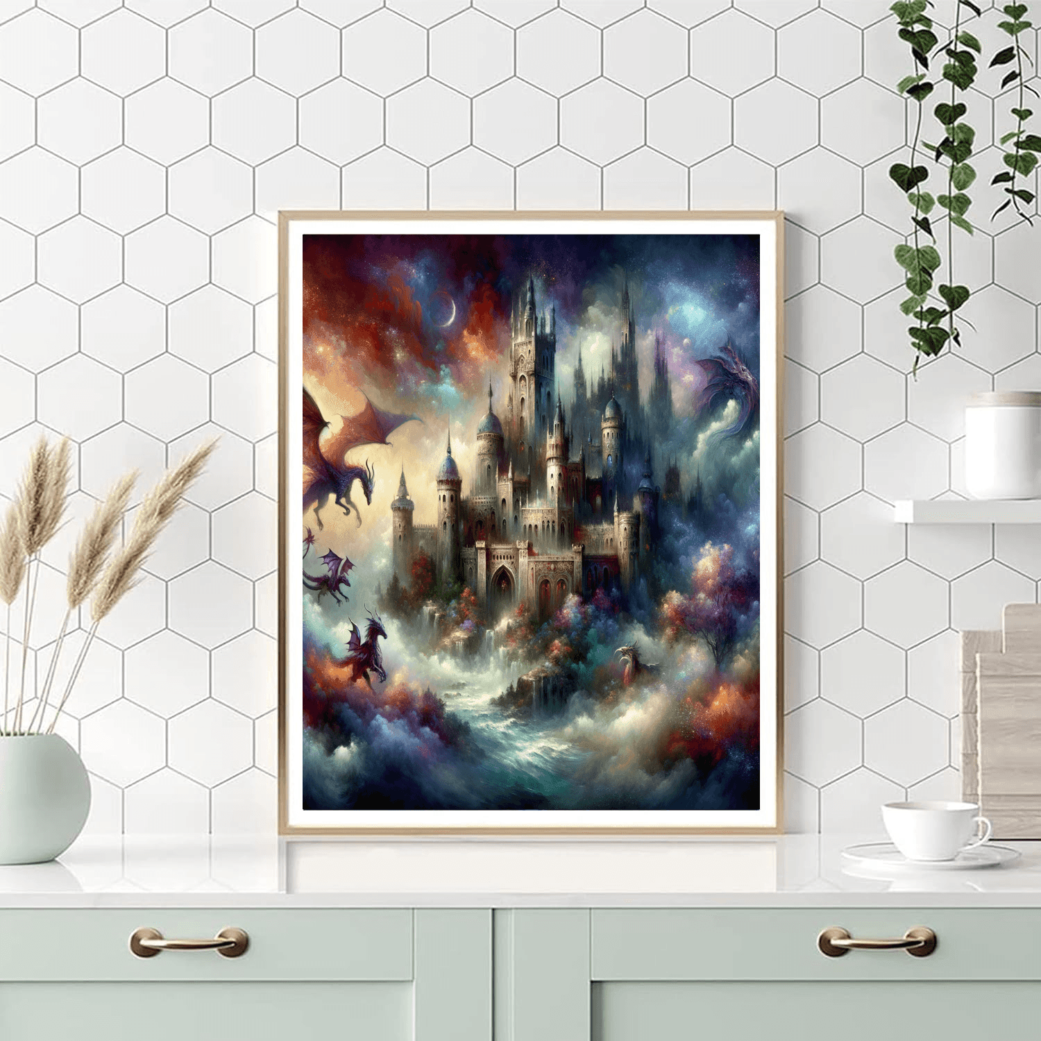 Enchanted Medieval Fantasy DIY Paint By Numbers