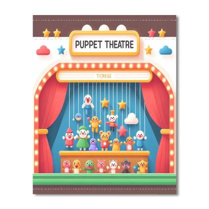 Petite Puppet Theater Numbered Painting Kits