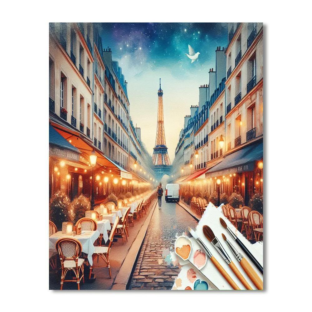 A Day In Paris Paint By Number