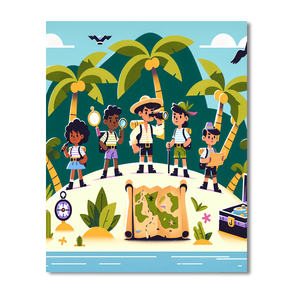 Adventure Island Quest Paint By Color