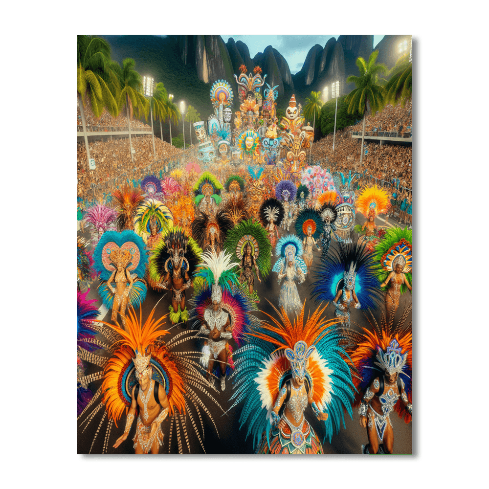 Carnival Of Santa Cruz De Tenerife - Spain Paint By Numbers Kits