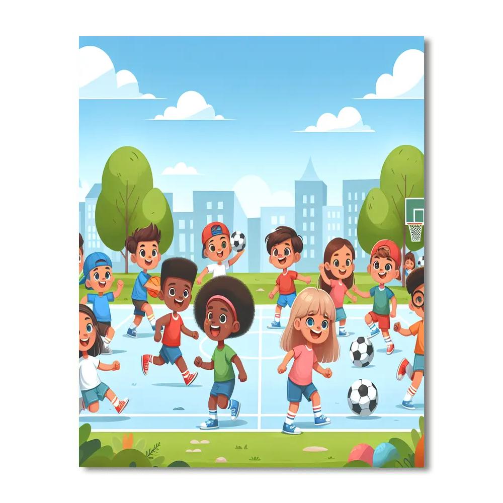 Sports Adventure Quest Paint By Numbers