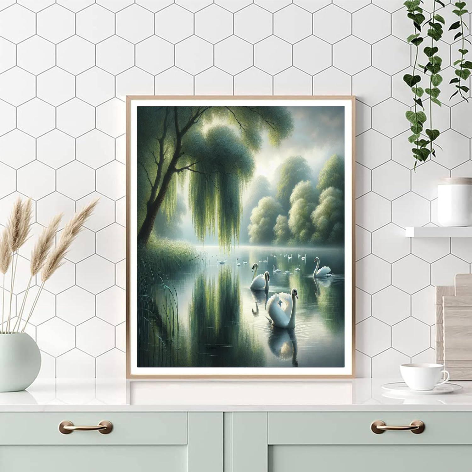 Serenade Of The Swans Paint By Color