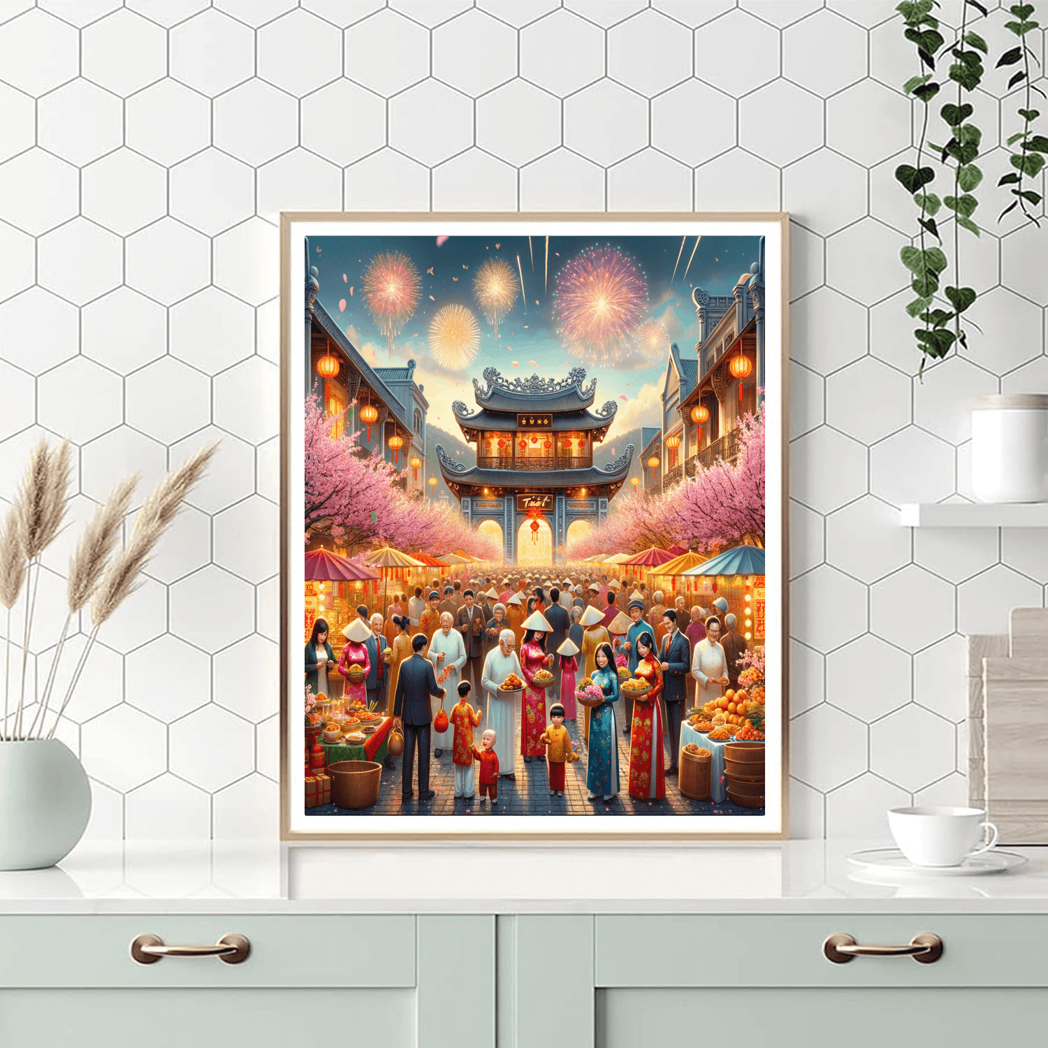 Tết Nguyên Đán - Vietnam Paint By Color