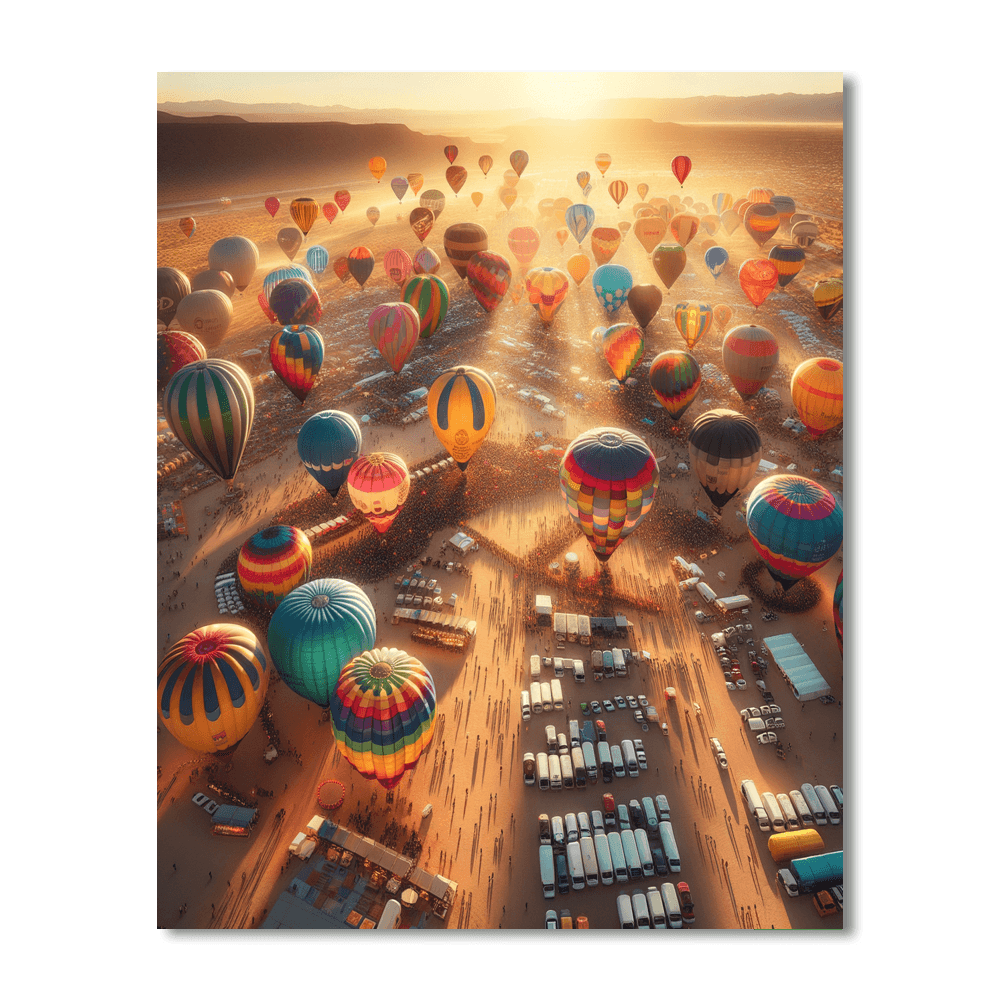 The Albuquerque International Balloon Fiesta - Usa DIY Paint By Numbers