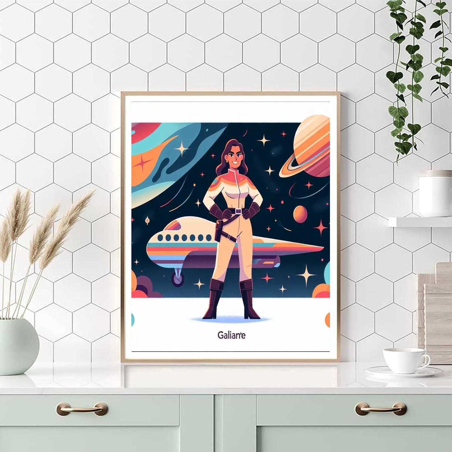 Space Captain's Cosmic Voyage Painting By Numbers Kit