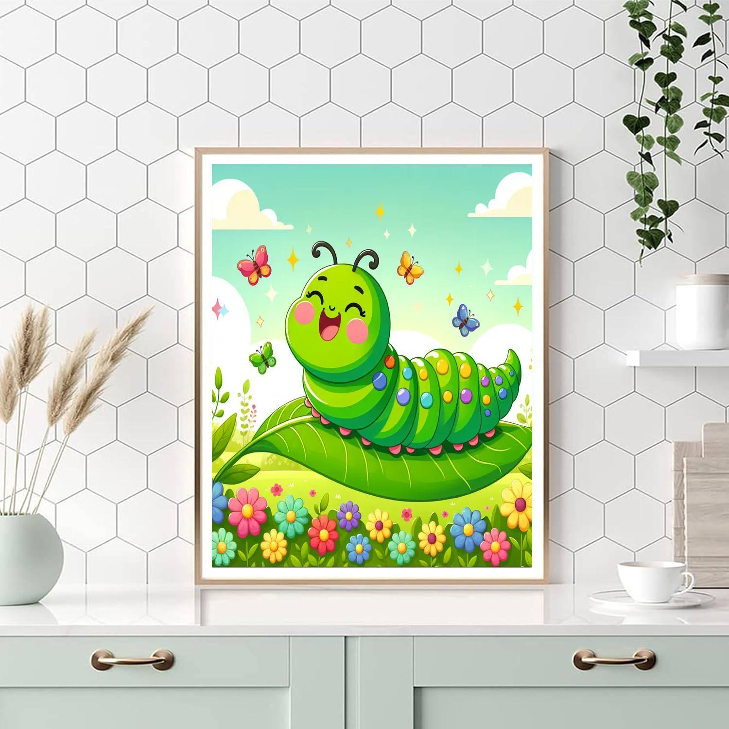 Dancing Caterpillar Paint By Numbers Kits