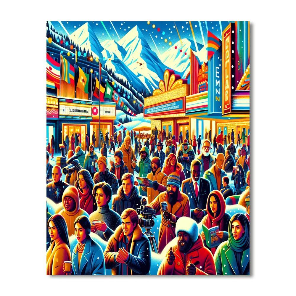 The Sundance Film Festival - Usa Numbered Painting Kits
