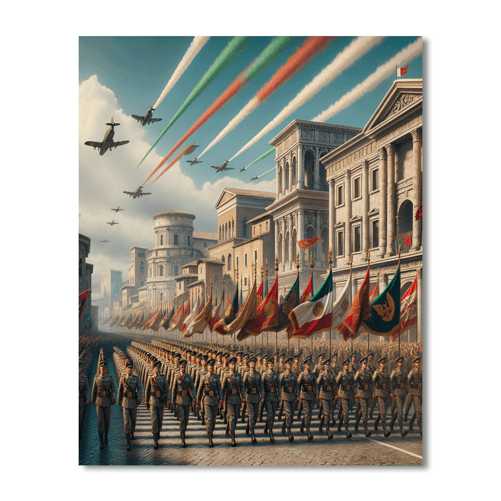 Festa Della Repubblica - Italy Paint By Color